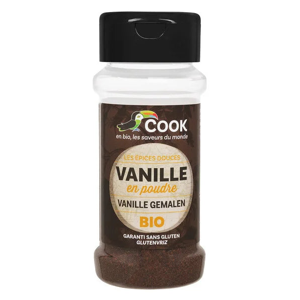 Cook épices -- Vanille moulue bio (origine Madagascar) - 10 g