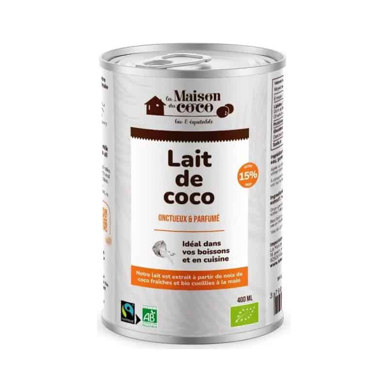 La Maison Du Coco -- Lait de coco 15% mg bio (équitable)