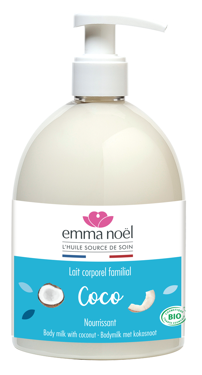 Emma Noël -- Lait corporel familial au beurre de karité bio - 500 mL