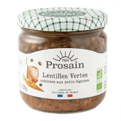 Prosain -- EOL Lentilles vertes bio cuisinées aux petits légumes - 345 g