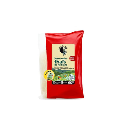 Autour Du Riz -- Vermicelles au riz thaï blanc bio (origine Thaïlande) - 200 g