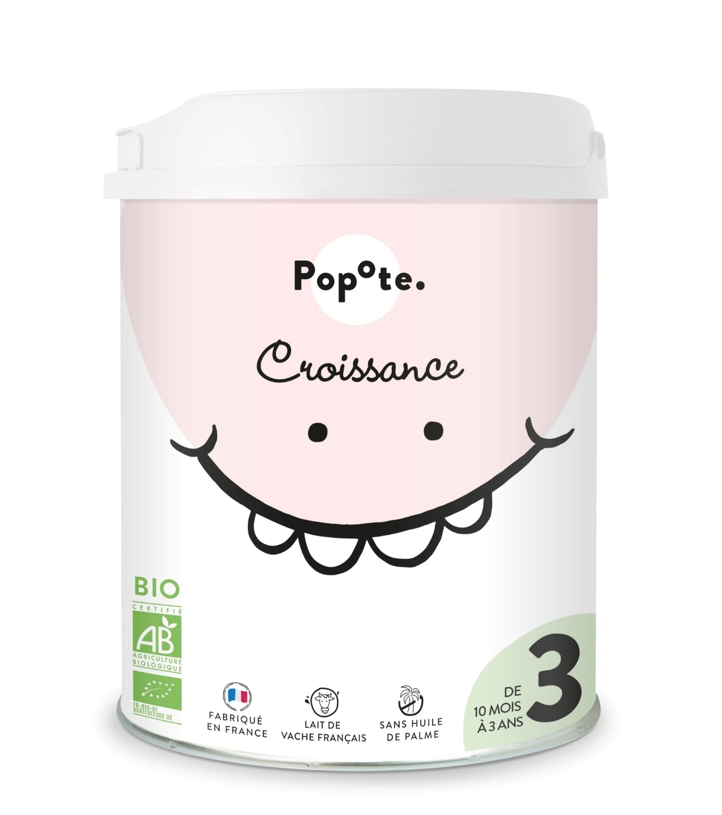 Popote -- Lait infantile croissance bio - 800 g