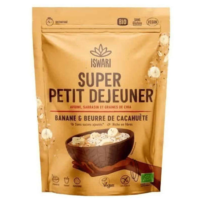 Iswari -- Super petit déjeuner banane et beurre de cacahuètes
