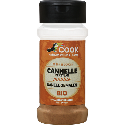 Cook épices -- Cannelle en poudre bio (origine Madagascar) - 35 g