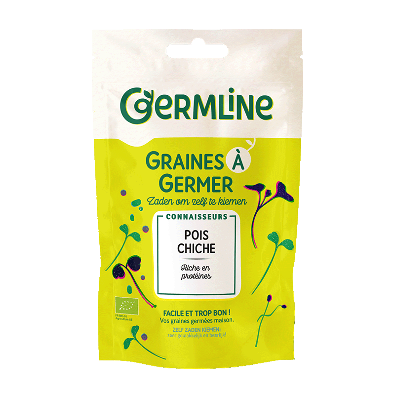 Germline -- Graines à germer pois chiche bio (origine France) - 200 g