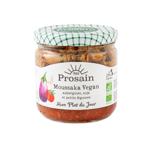 Prosain -- Moussaka vegan aux aubergines et au soja bio - vegan - 345 g