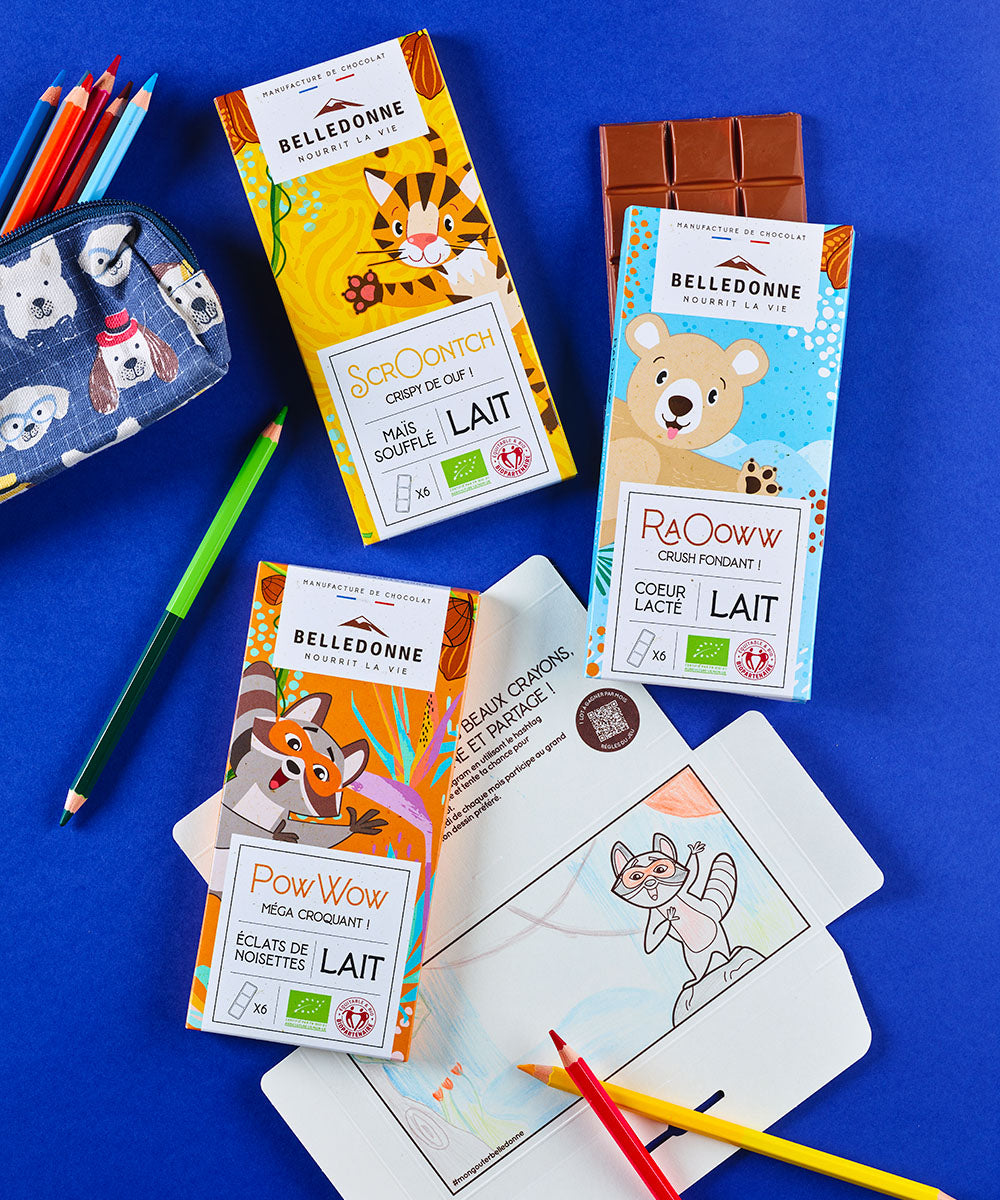 Tablette enfant- chocolat au lait maïs soufflé - 2