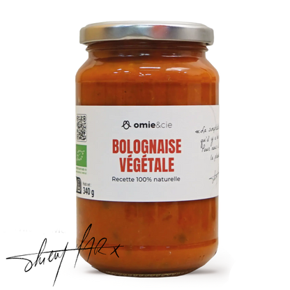 Omie -- Sauce bolognaise végétale bio (tomates et lentilles françaises) - 340 g