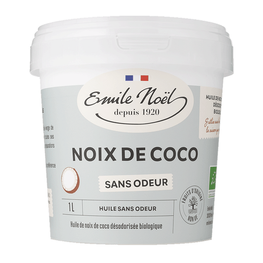 émile Noël -- Huile de coco désodorisée bio (origine Sri Lanka) - 1 l