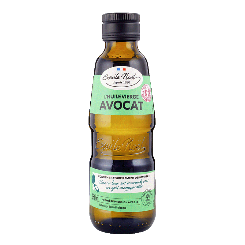 émile Noël -- Huile vierge d'avocat bio équitable (origine Kenya) - 250 ml