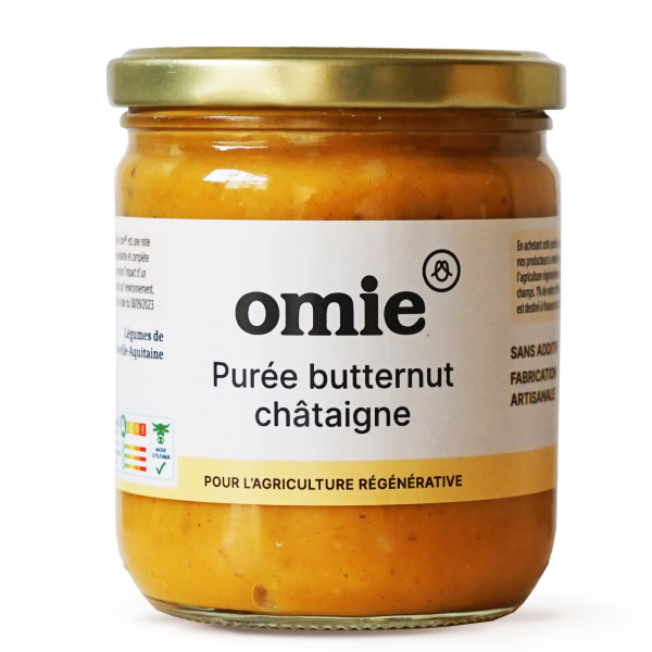 Omie -- Purée butternut châtaigne bio (légumes de charente) - 380 g